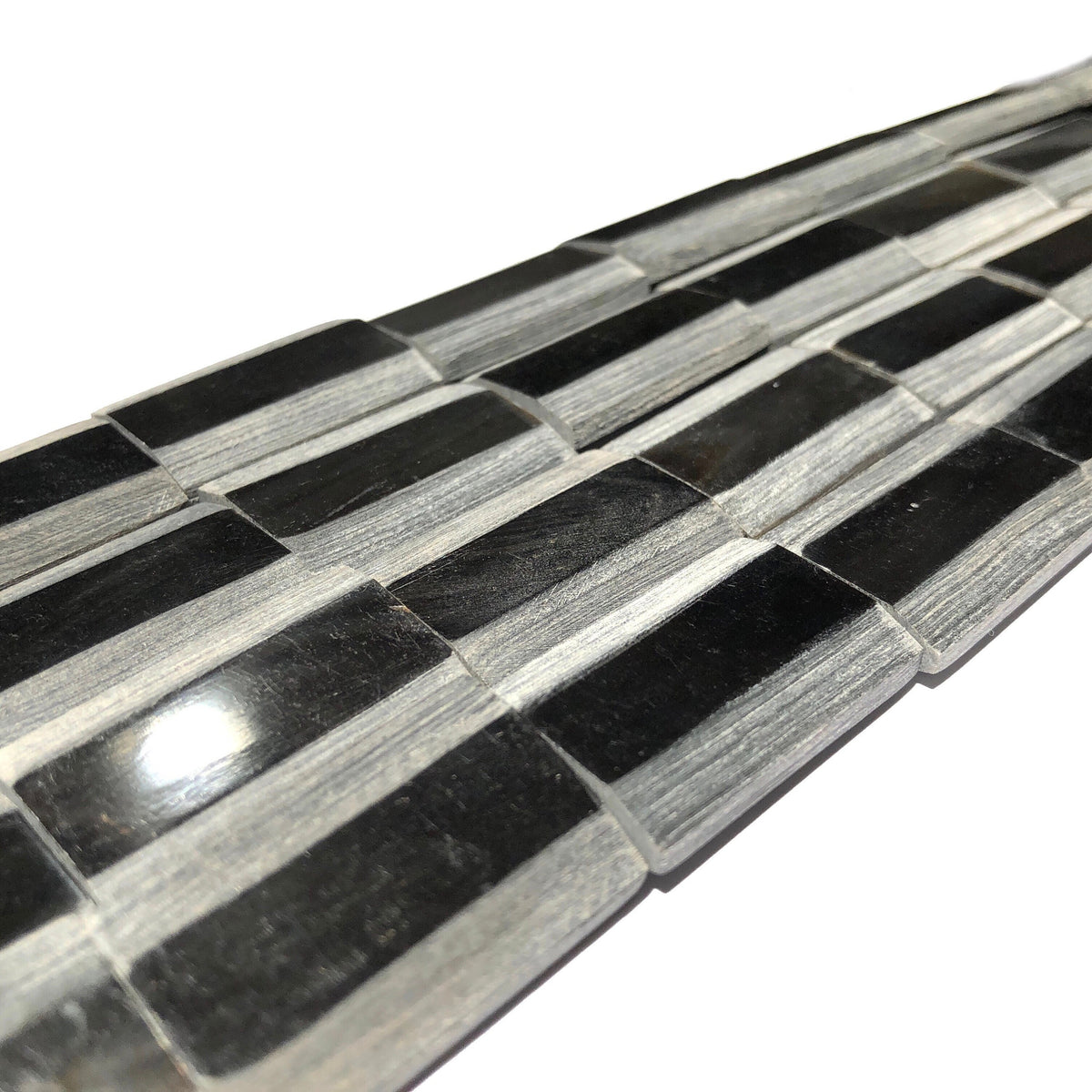Recycled Buffalo Horn Beads - Ethically Sourced Small Batch Production (Partially Matte Finished) Men's Jewelry Making Rectangle 20X30X6mm