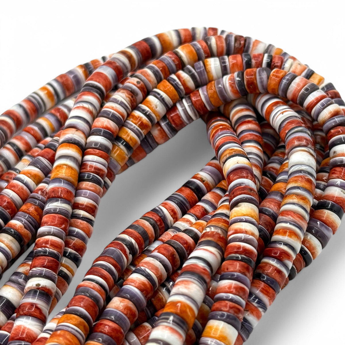 Spiny Oyster Shell Beads, Wampum Shell Beads