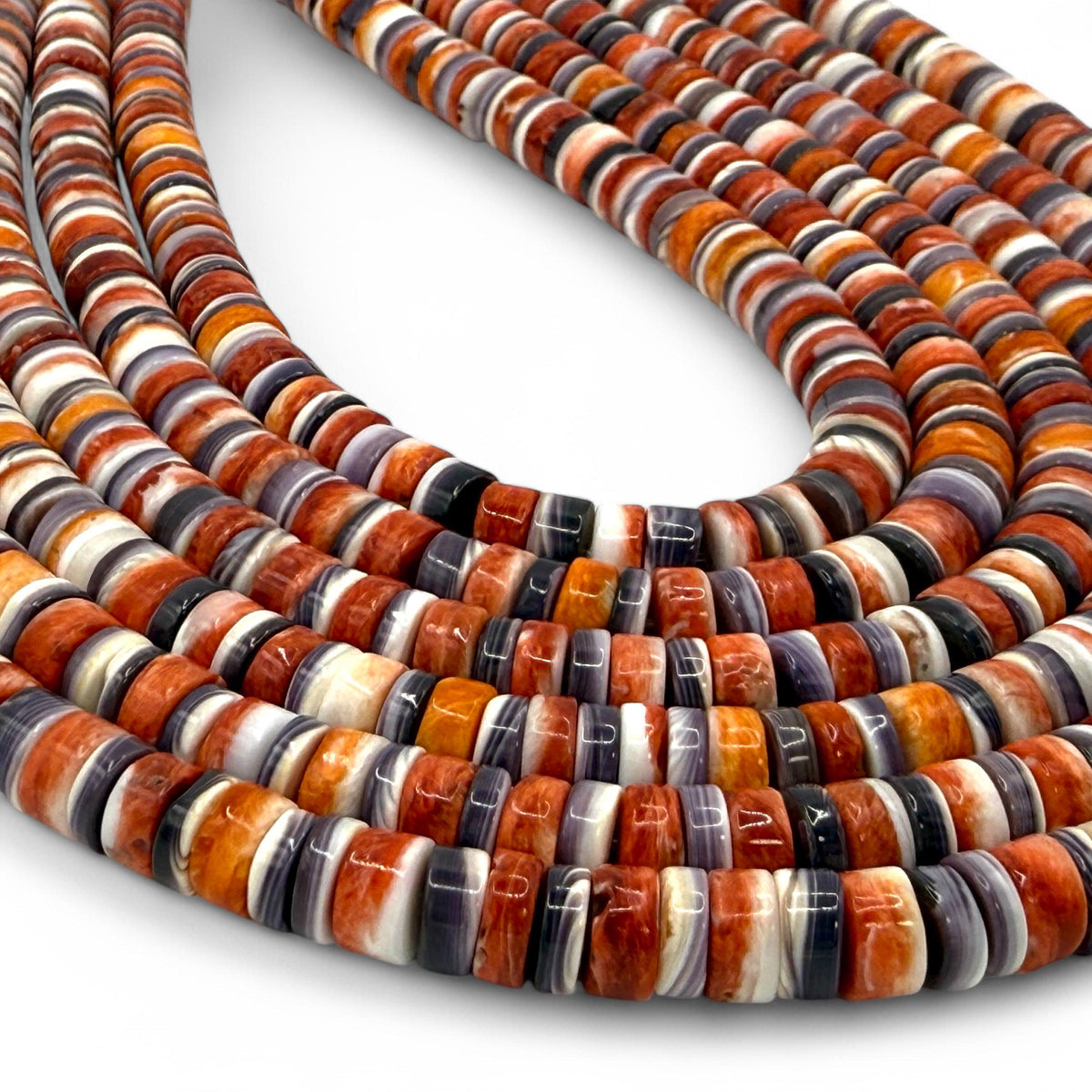 Spiny Oyster Shell Beads, Wampum Shell Beads