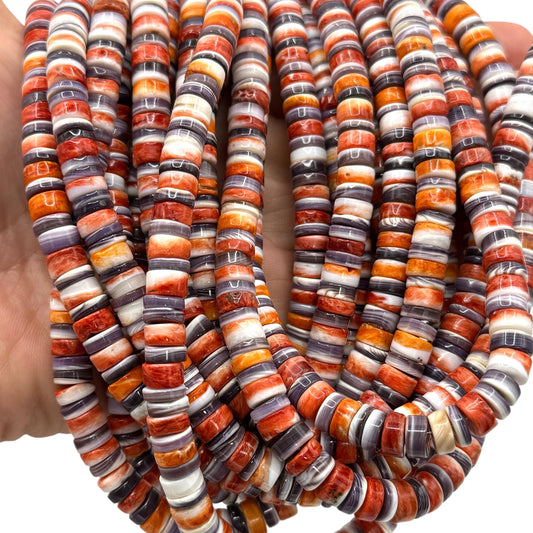 Spiny Oyster Shell Beads, Wampum Shell Beads