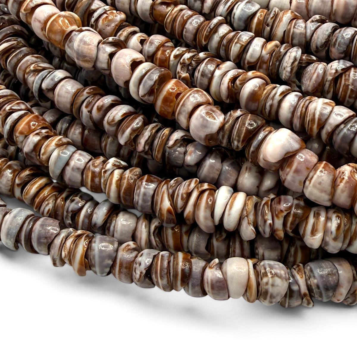 Smoky Violet PUKA Shell - Premium Cup Shape - Minimal Bottom Cracks - Naturally Formed Holes- Small Batch Production - Never Dyed or Treated