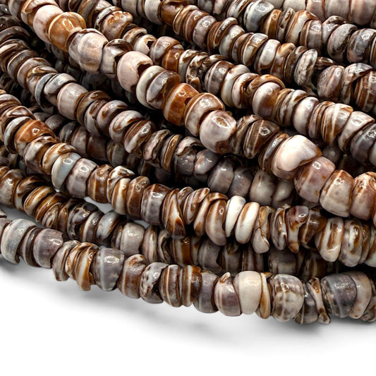 Smoky Violet PUKA Shell - Premium Cup Shape - Minimal Bottom Cracks - Naturally Formed Holes- Small Batch Production - Never Dyed or Treated