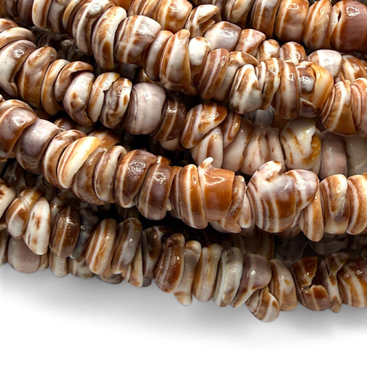 Champagne PUKA Shell - Premium Cup Shape - Minimal Bottom Cracks - Naturally Formed Holes- Small Batch Production - Never Dyed or Treated